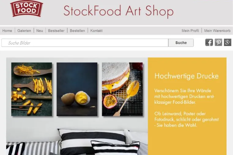 Bild: Weihnachts-Shopping: Im neuen StockFood Art Shop Poster und individuelle Geschenke bequem online bestellen