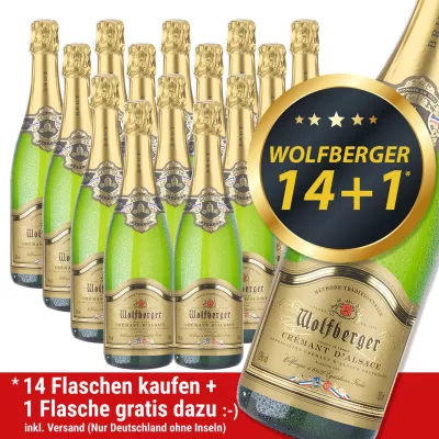 Bild: Crémant Wolfberger Brut - Die Champagner Alternative aus dem Elsass