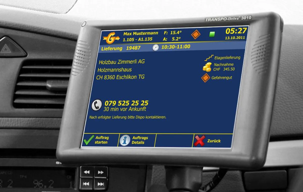 TRANSPO-Drive 3010 Telematik-System von Nufatron