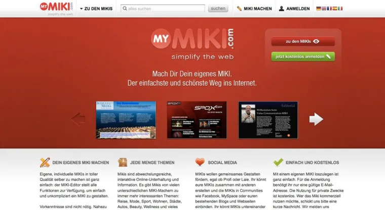 Bild: moving primates bringt das Miki-Portal ins Netz