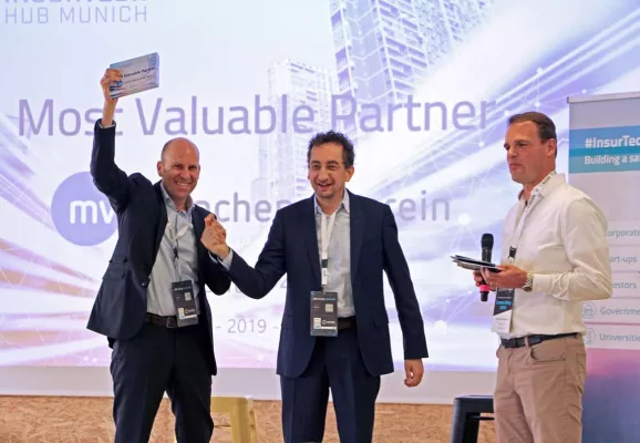 Bild: InsurTech Hub Munich zeichnet Münchener Verein für hohes Engagement aus