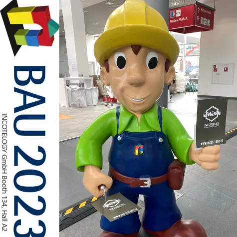 Bild: INCOTELOGY GmbH präsentiert innovative grüne Baustoffe und Systemlösungen  auf der BAU 2023 Messe in München