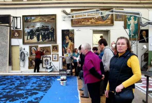 Fit für Ruhr.2010: Kursus "Kulturführerschein®“ ermöglichte Blick hinter die Kulissen des Kulturbetriebs Bild: Fit für Ruhr.2010: Kursus "Kulturführerschein®“ ermöglichte Blick hinter die Kulissen des Kulturbetriebs