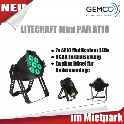 Bild: Neu im Mietangebot: Litecraft Mini PAR AT10