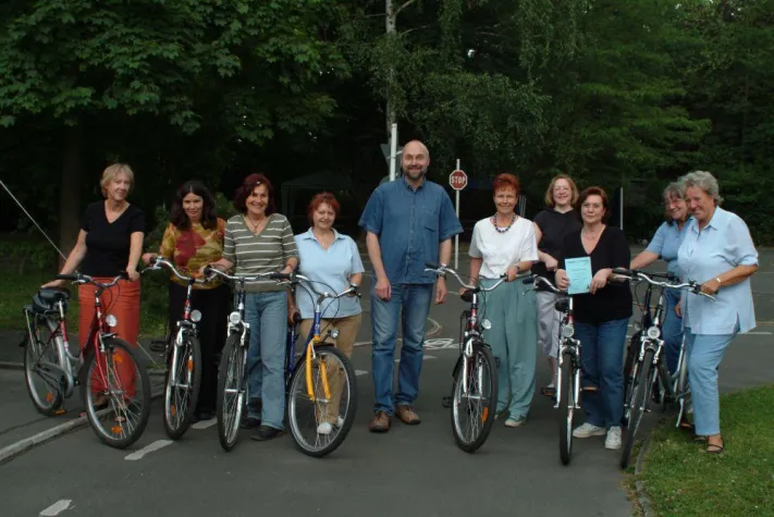Bild: Saisonstart der RADfahrschule für Erwachsene