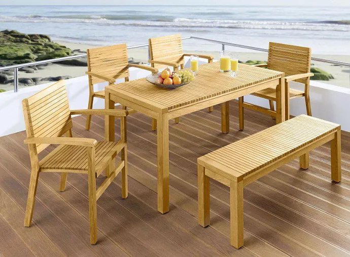 Bild: Ökologische Gartenmöbel aus Robinie - FSC-zertifizierte Liegen und Co. bei onlineshop familien-moebel.de