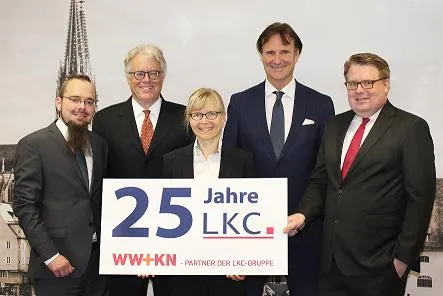 Bild: 25 Jahre LKC-Gruppe: Steuerkanzlei WW+KN gehört dazu