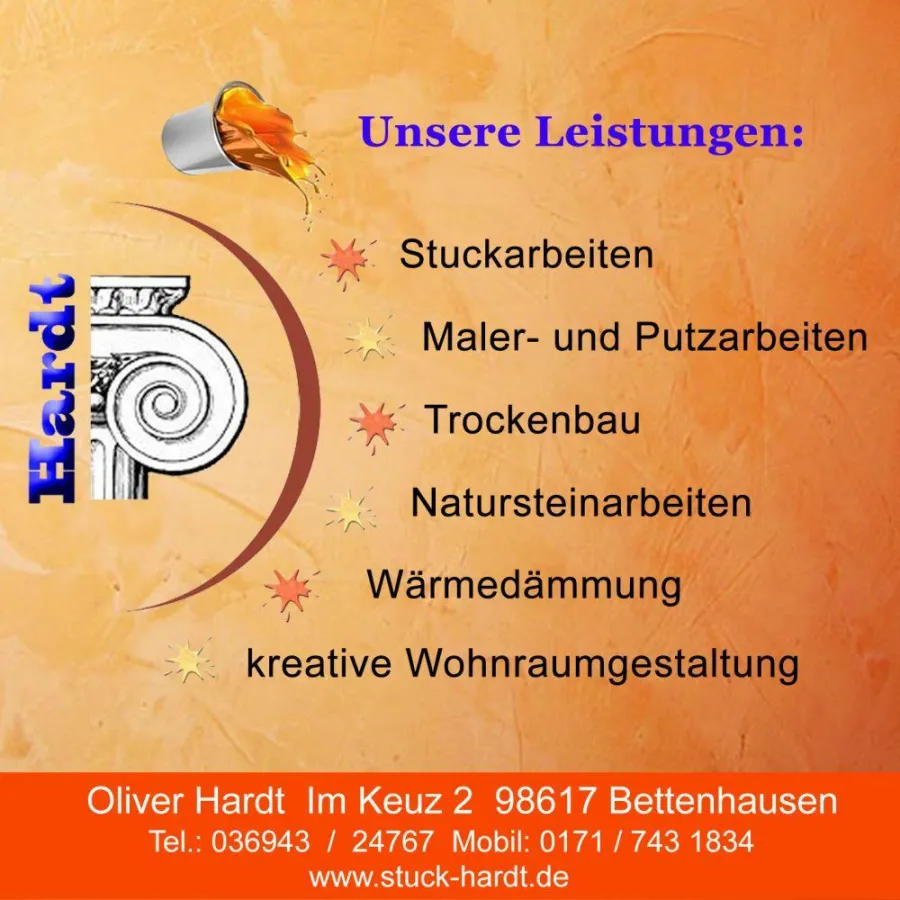 Stuckateurmeister Oliver Hardt