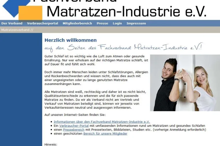 Bild: Neue Internetseite für Verbraucher zum Start der imm cologne 2013