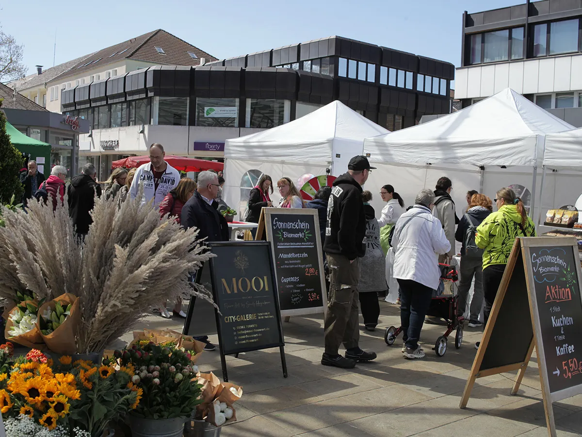Regionaler Frühlingsmarkt in der Wolfsburger Innenstadt (© WMG Wolfsburg)