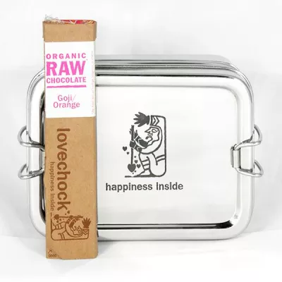 Bild: Happiness inside. ECO Brotbox kooperiert mit Lovechock