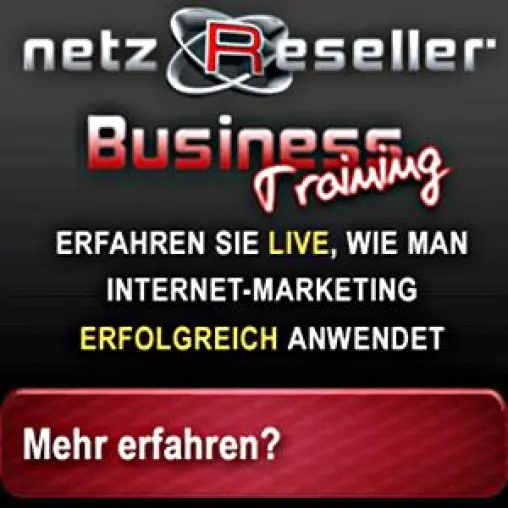Bild: Netzreseller – das neue Business Training Portal für Internet-Unternehmer/innen