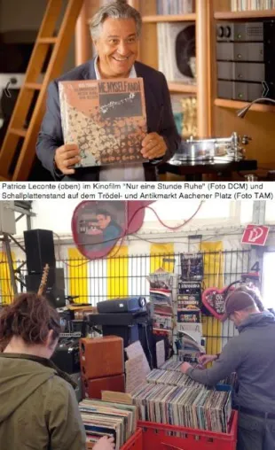 Schallplatten-Boom: Auf dem Flohmarkt geht es zu wie im neuen Kinofilm "Nur eine Stunde Ruhe" Bild: Schallplatten-Boom: Auf dem Flohmarkt geht es zu wie im neuen Kinofilm "Nur eine Stunde Ruhe"