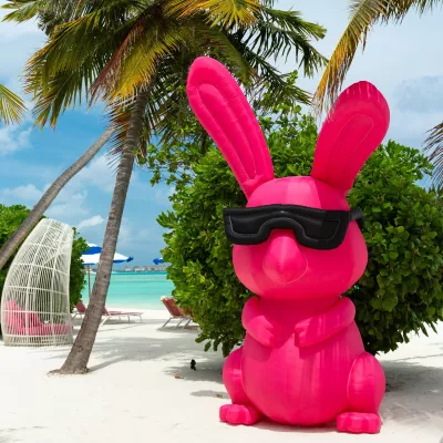 Bild: Buntes Eierlei im Kandima Maldives - Schatzsuche und Relaxen beim Osterfestival vom 15. - 17. April 2022