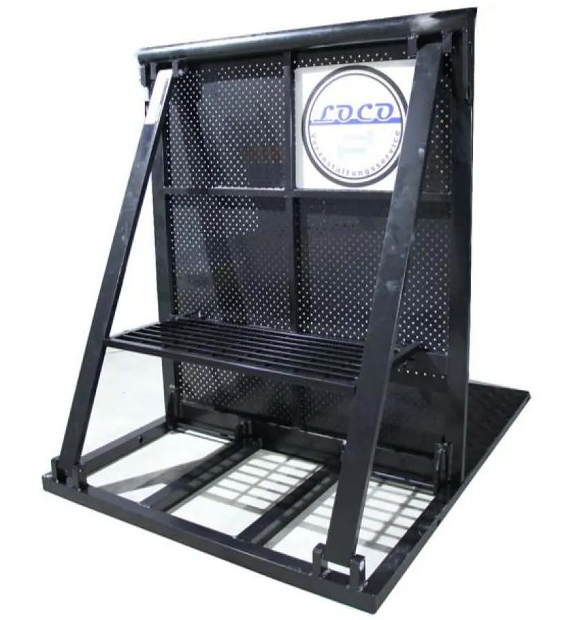 LOCO-Stagebarrier-black-Bühnengitter-Wellenbrecher