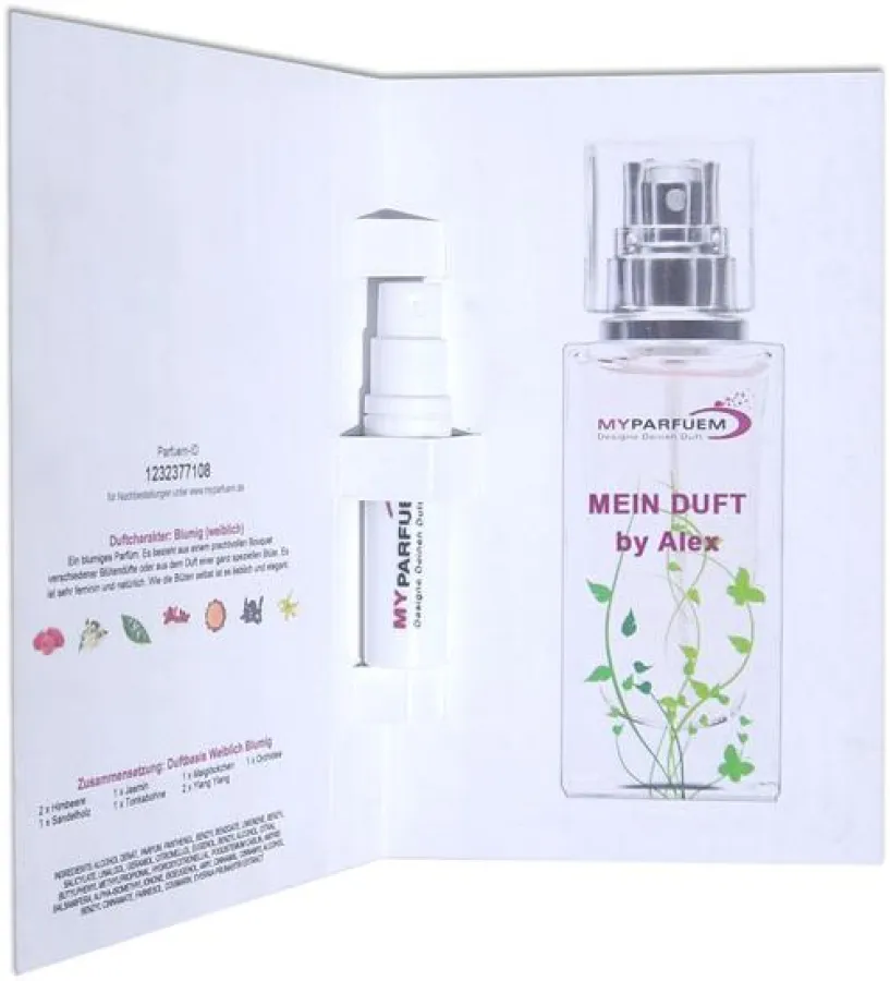 Ihr individuelles Parfüm als Probe