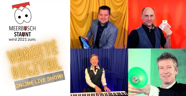 Bild: VARIETÉ DIGITAL die Online-Live-Show.