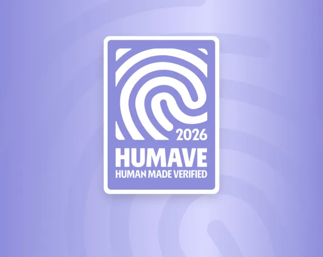 Bild: Menschliche Arbeit stirbt nicht durch KI. Sie stirbt durch Nichtstun. | HUMAVE Human Made Label