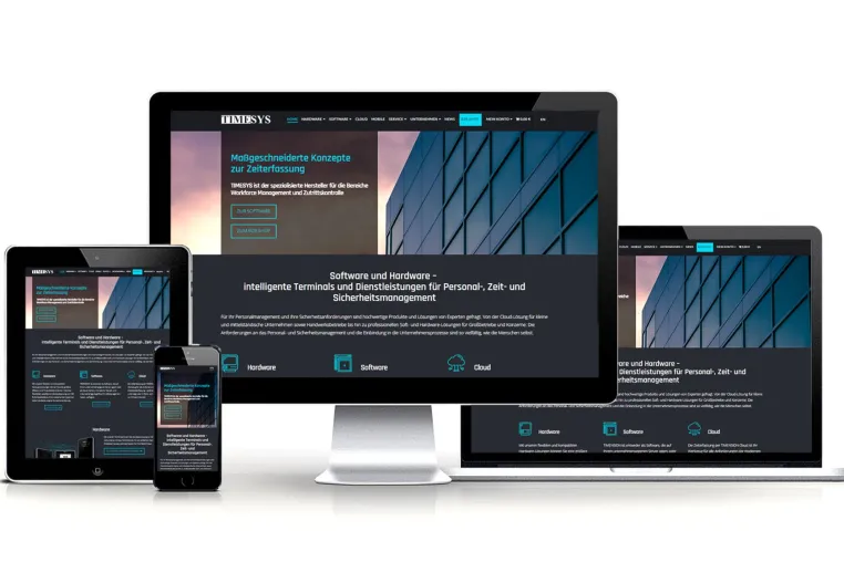Bild: TIMESYS mit neuem Web-Auftritt und Online-Shop