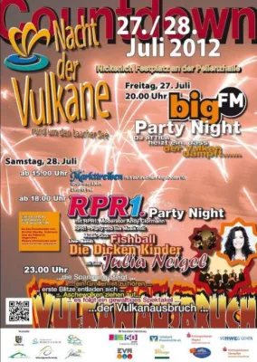 Bild: Partyfieber mit RPR1. und bigFM auf der „Nacht der Vulkane“