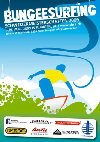 1. Bungeesurfing Schweizermeisterschaften Bild: 1. Bungeesurfing Schweizermeisterschaften
