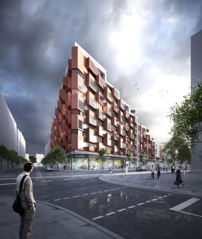 Überseequartier SÜD in der Hamburger Hafencity © CARSTEN ROTH ARCHITEKT