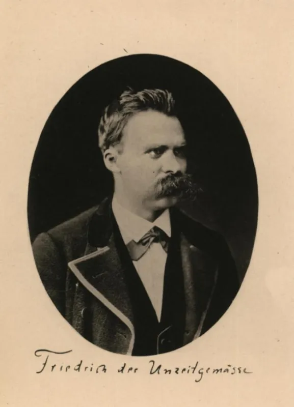 Nietzsche 1874 als Professor in Basel