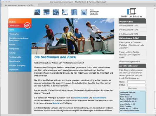 Bild: Pfeiffer Link & Partner präsentiert praktische Online-Tools