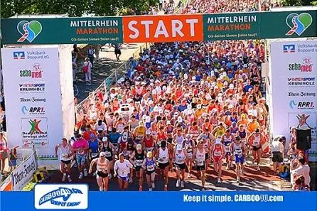 Carboo4U freut sich auf den Mittelrhein Marathon 2010 Bild: Carboo4U freut sich auf den Mittelrhein Marathon 2010