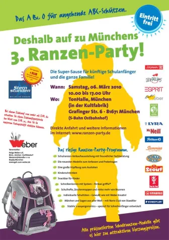 Bild: 3. Ranzenparty in München am 06.03.2010 in der Tonhalle