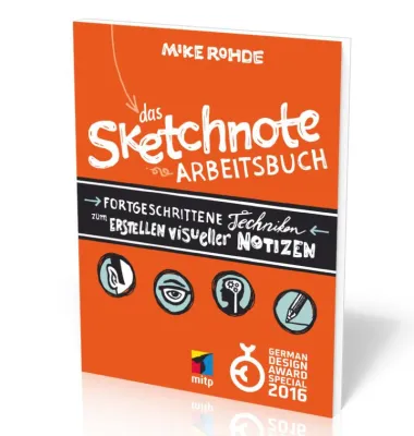 Bild: Das Sketchnote Arbeitsbuch wird beim German Design Award 2016 ausgezeichnet