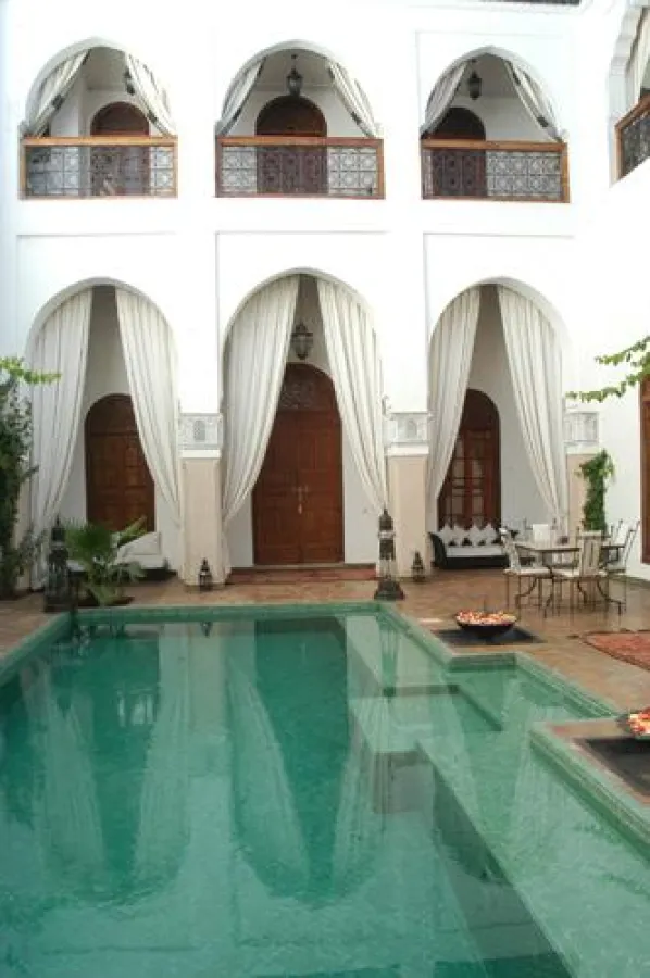 Innenhof des Riad Shama in Marrakech