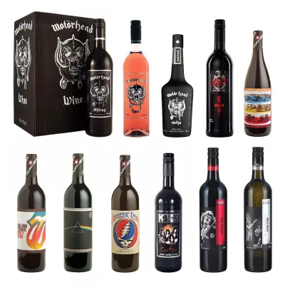 Bild: Sting in der Flasche und Lemmy im Glas: feine Weine bei METAL & WINE