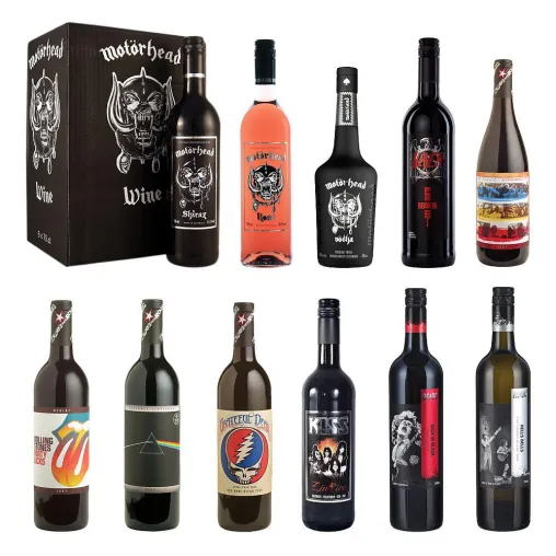 Bild: Sting in der Flasche und Lemmy im Glas: feine Weine bei METAL & WINE