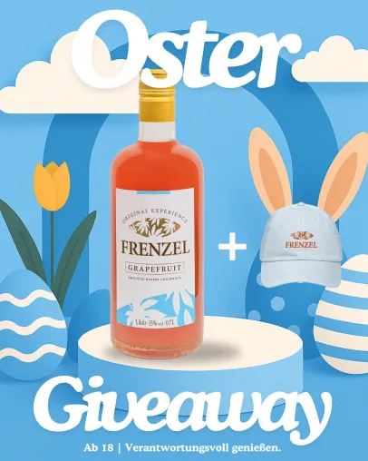 Oster-Gewinnspiel von FRENZEL: Stylischer Frühlingsgenuss mit Likör und Cap Bild: Oster-Gewinnspiel von FRENZEL: Stylischer Frühlingsgenuss mit Likör und Cap