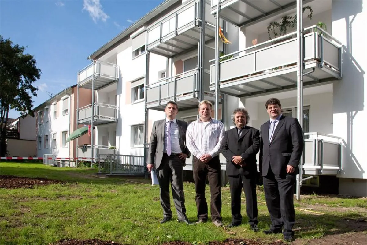 Präsentation der Modernisierungen der GWG Rhein-Erft in Wesseling - Foto : Karin Danne, 2010