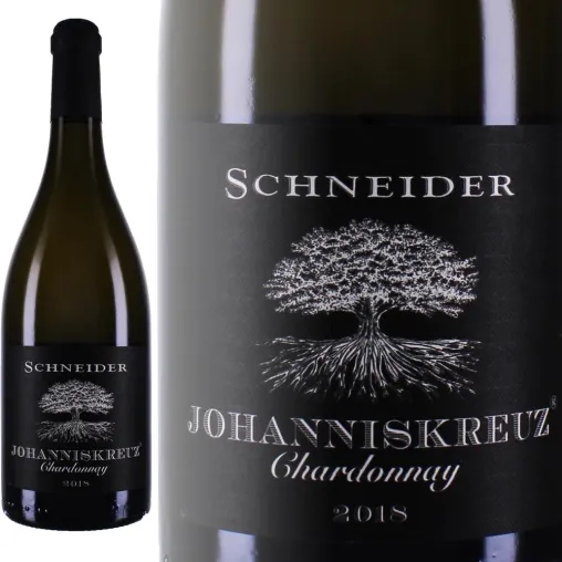 Bild: Kultwinzer Markus Schneider mit Johanniskreuz Chardonnay