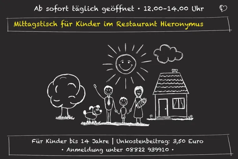 Hieronymus hilft: Mittagstisch für Kinder bis 14 Jahren Bild: Hieronymus hilft: Mittagstisch für Kinder bis 14 Jahren