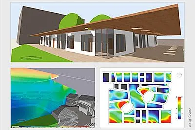 Bild: Gebäude- und Energiesimulation mit DesignBuilder