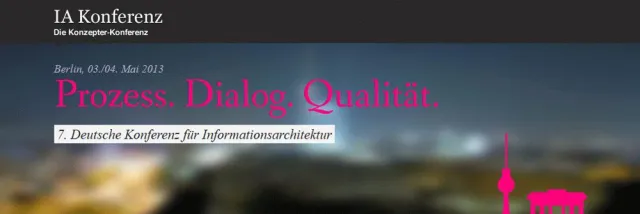 Bild: Vier UX-Experten von Aperto im Line-Up der IA Konferenz