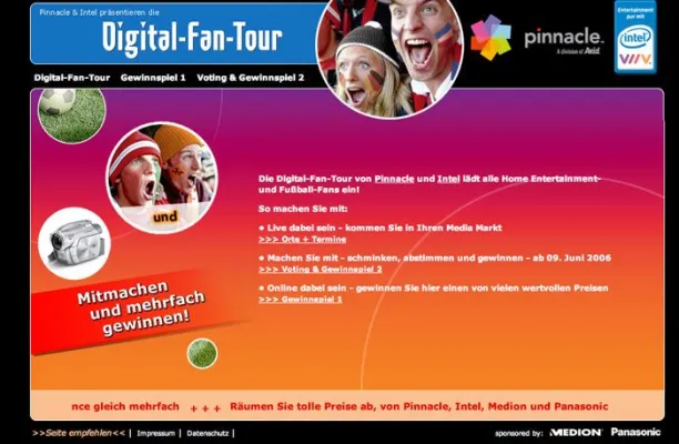 Digital-Fan-Tour von Pinnacle & Intel unter DESEO Kommunikations-Regie Bild: Digital-Fan-Tour von Pinnacle & Intel unter DESEO Kommunikations-Regie