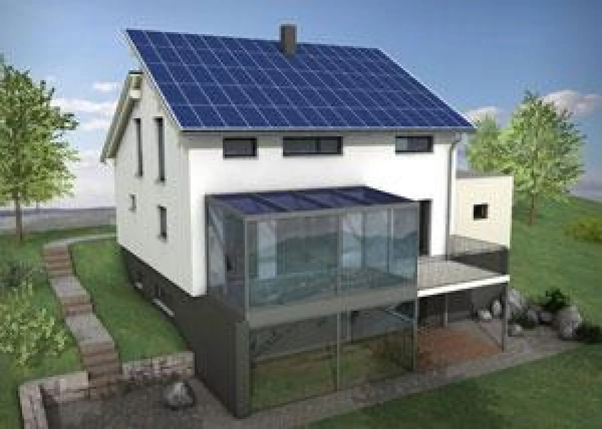 Das Solareffizienzhaus von Fertighaus Servicebüro Schwarz