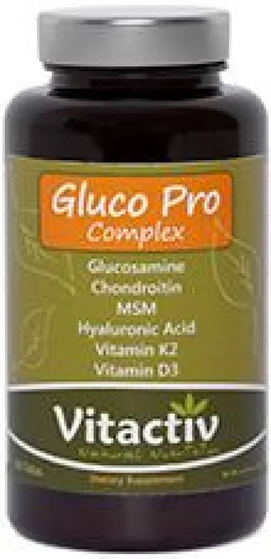 GLUCO PRO COMPLEX EINZIGARTIG - 6 natürliche Wirkstoffe für gesunde Gelenke und Knochen.