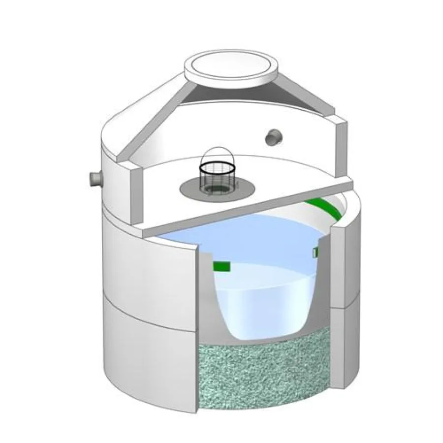 Der Mall-Metalldachfilter Tecto behandelt belastetes Wasser von Dachabdeckungen aus Kupfer, Zink und Blei. (Mall GmbH)