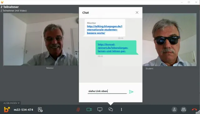 Bild: Anleitungen zur Software für Live Schulungen und online Meetings