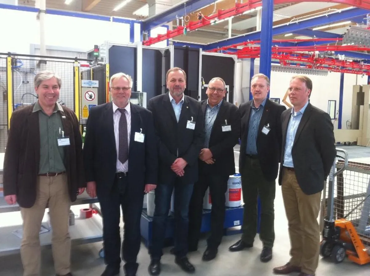 (v.l.n.r.: U. Löther, R. Meyerdierks, N. von. Holten, W. Kroon, A. Rickermann, M. Siegmann)