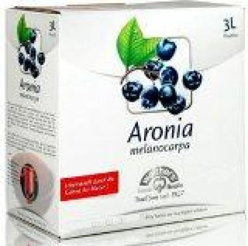 Aroniasaft in der 3-Liter-Saftbox als Monatskur: die innovative Verpackung läßt auch nach dem Öffnen keine Luft an den Saft und schütz somit dauerhaft die wertvollen Inhaltsstoffe.
