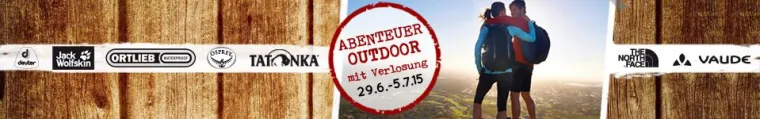 Bild: Abenteuer Outdoor erleben - mit dem Taschenkaufhaus ab in die Natur und 50 hochwertige Preise gewinnen