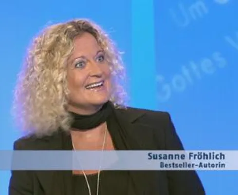 Bild: Bruder Paulus im Gespräch mit Susanne Fröhlich - Sonntag, 14.9.2008, 8.30 Uhr, N24 Ethik „Um Gottes Willen"