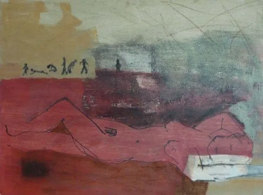 Bild: Karin Strobel präsentiert Werke bei KIS 7 im KAVALIERHAUS in Langenargen